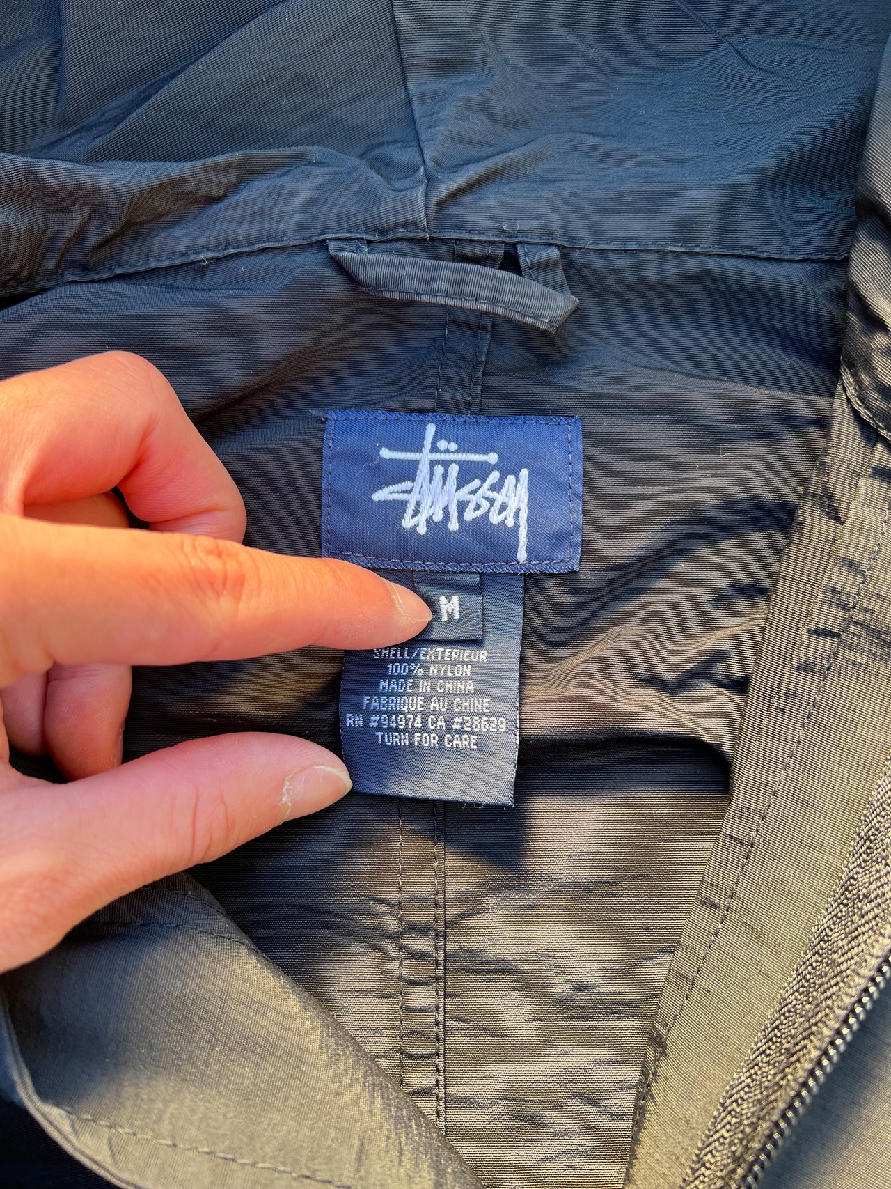 1990s- Stussy Nylon Light Mountain Jacket