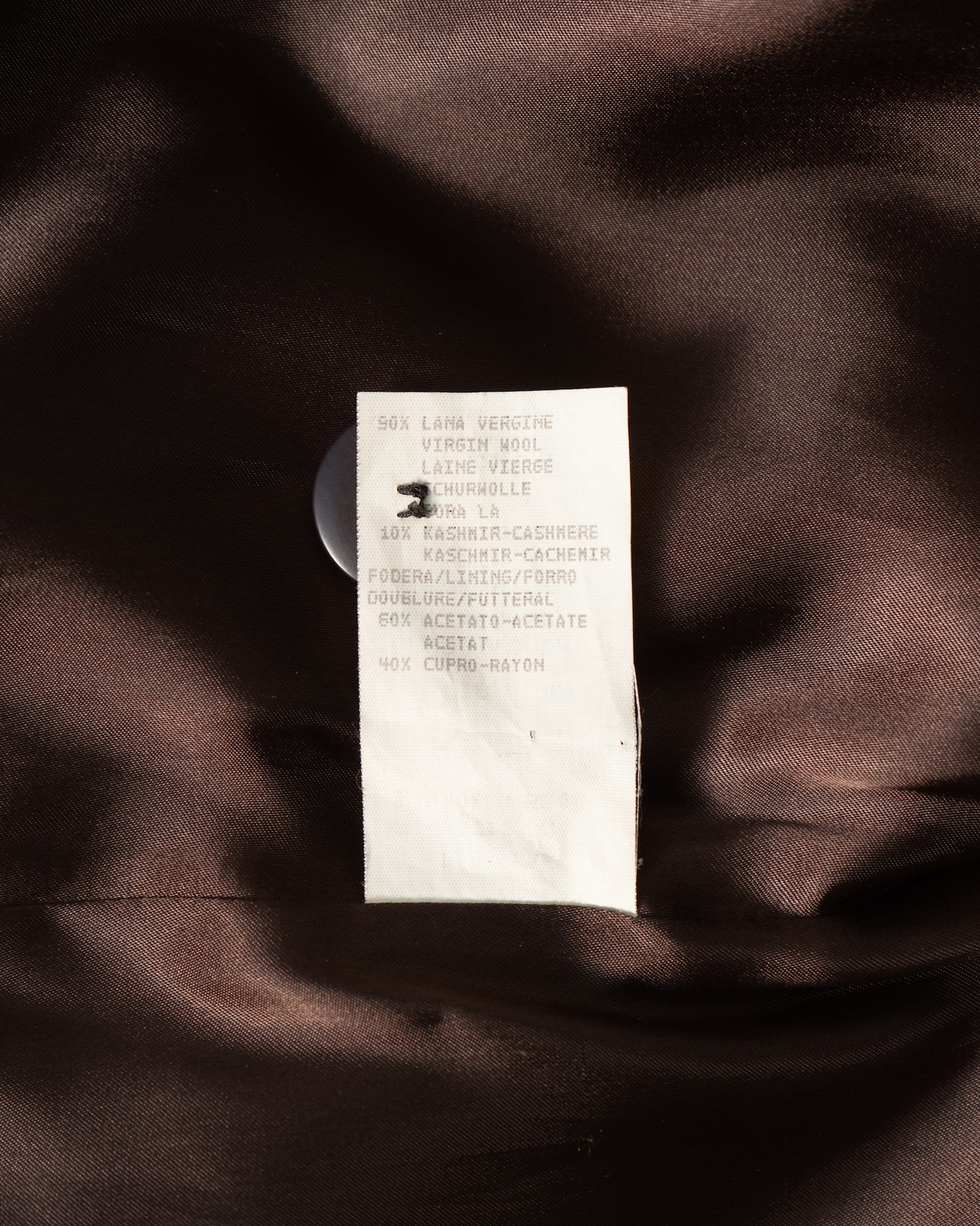 〈ARMANI〉Long coat