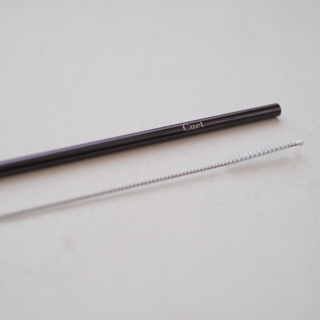 【normal】Stainless Straw  (black purple)