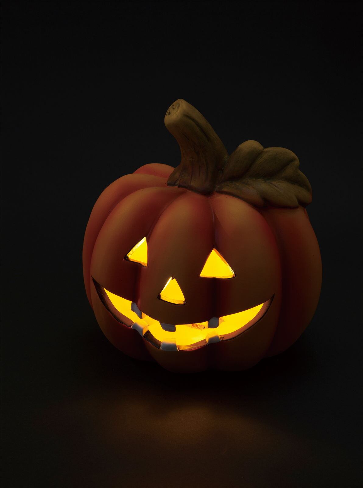 スマイルパンプキンライト　イエロー系　HW-1547　4961823782183　ハロウィン雑貨 > ポピーオリジナル