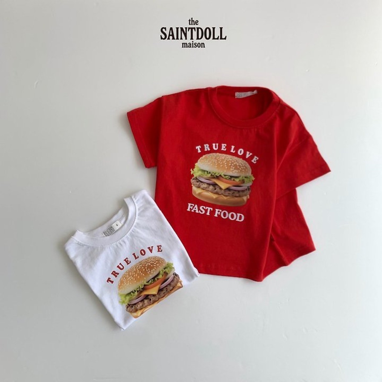 [SAINTDOLL] Hamburger T / [세인트돌] 햄버거티