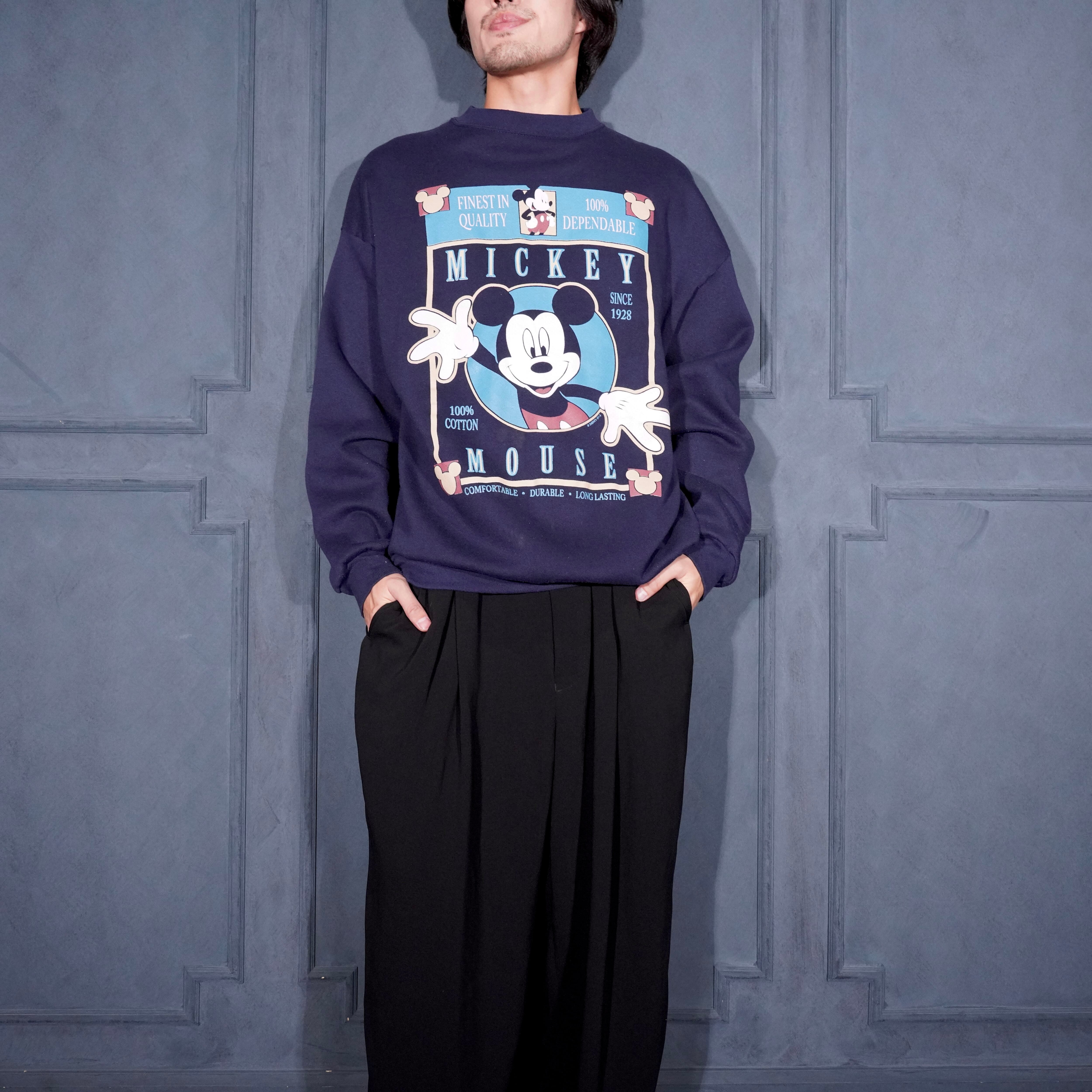 90's USA VINTAGE MICKEY UNLIMITED CHARACTER PRINT DESIGN SWEAT