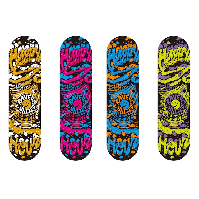 RAVERS UNITED SK8 DECK