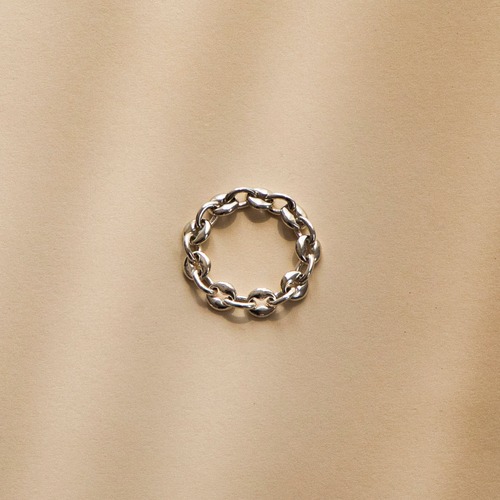 8hole ring Small  Silver