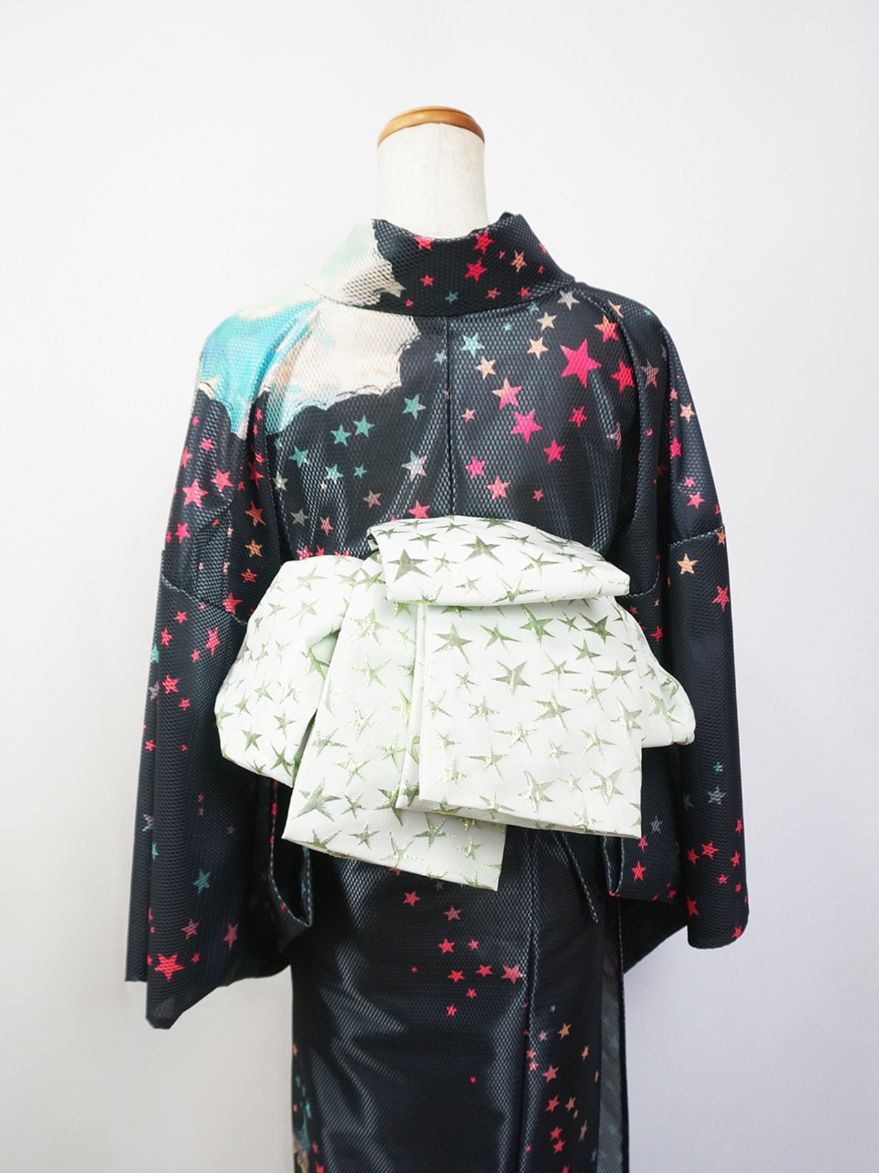 【受注商品】Rumi Rockきもの「バーズアイ ぺルセポネの春」　[A946]