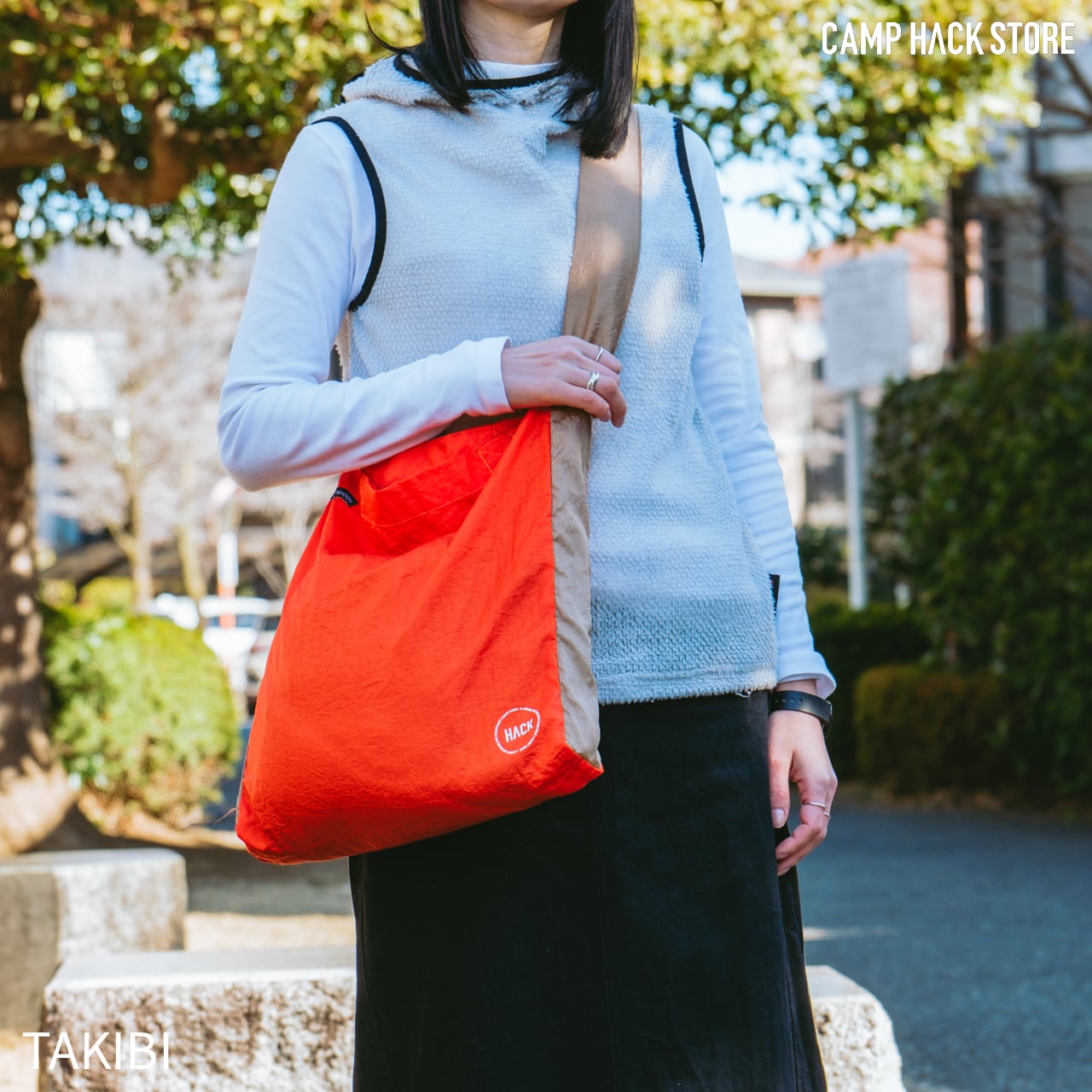 別注カラーで新登場。卵サイズの「エコバッグ」 | CAMP HACK STORE