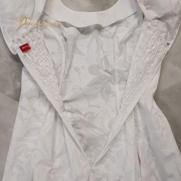 フラダンス 衣装 ワンピース ドレス ホワイト系 マーメイドライン フラ