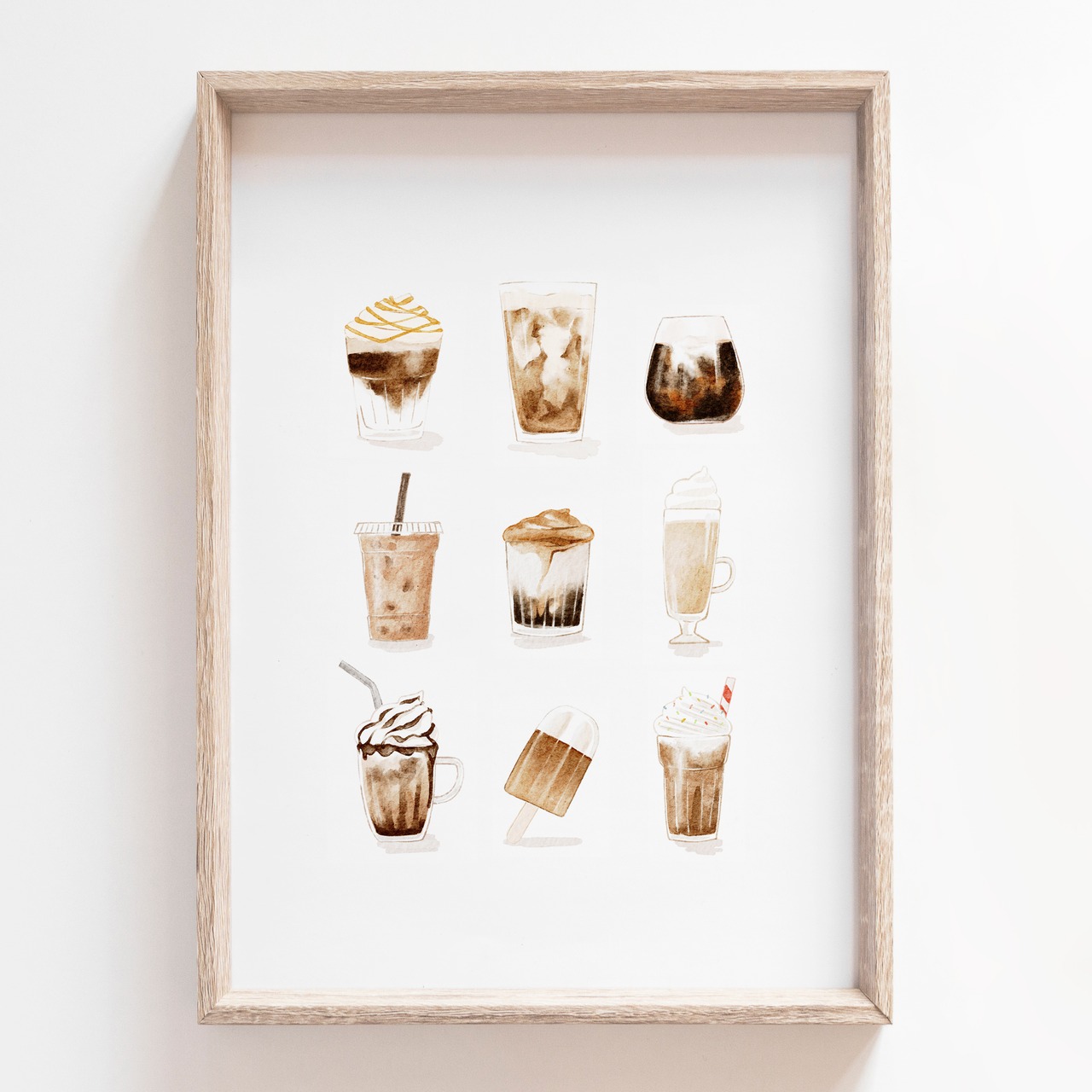 オリジナルイラストポスター | Coffee | コーヒー