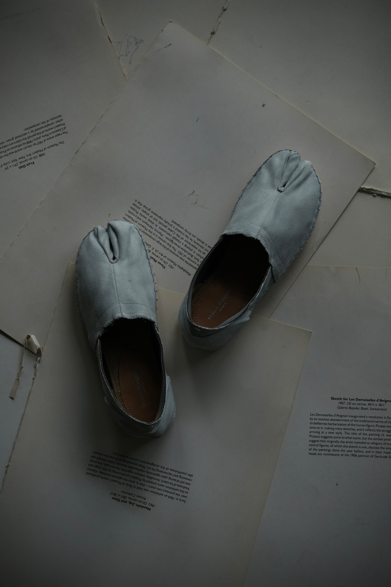 IORI/"Maison Margiela MM22" tabi canvas espadrilles