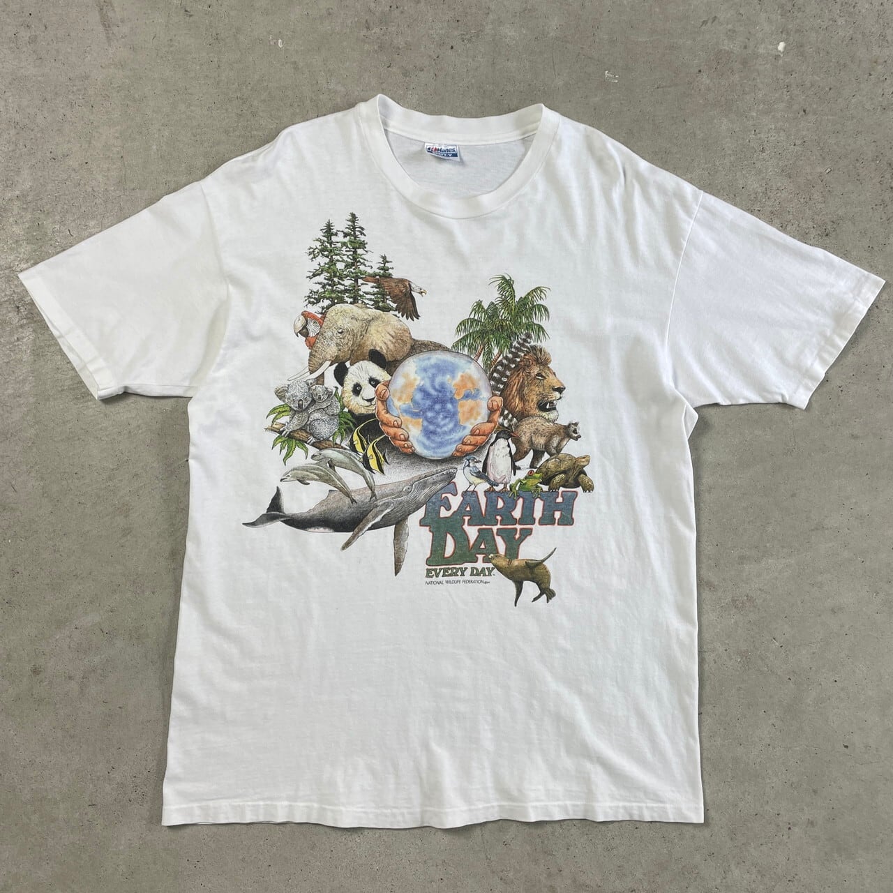 ビッグサイズ 80年代 USA製 NATIONAL WILDLIFE FEDERATION 地球 
