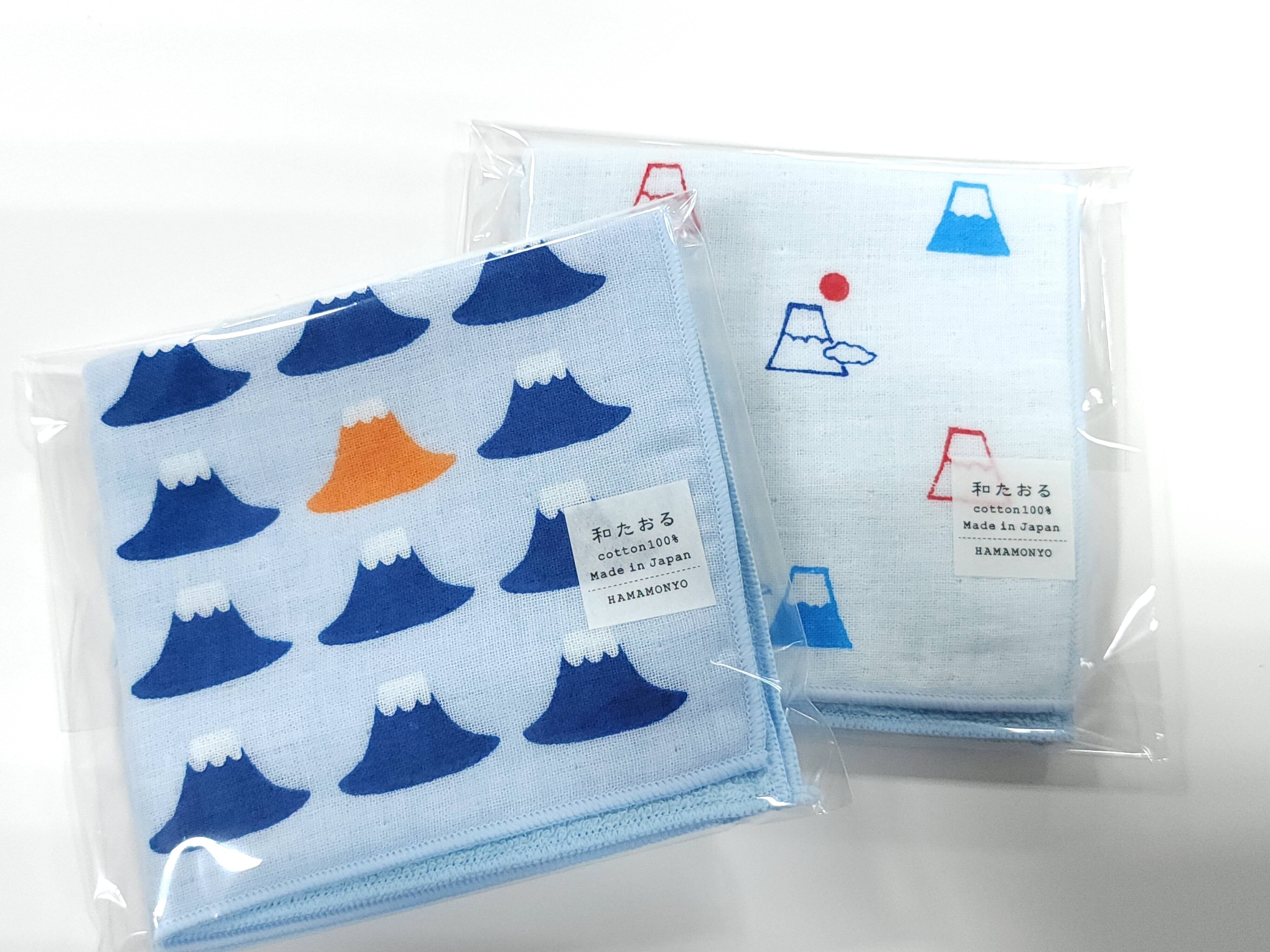 【濱文様】和たおるセミウォッシュ 富士山