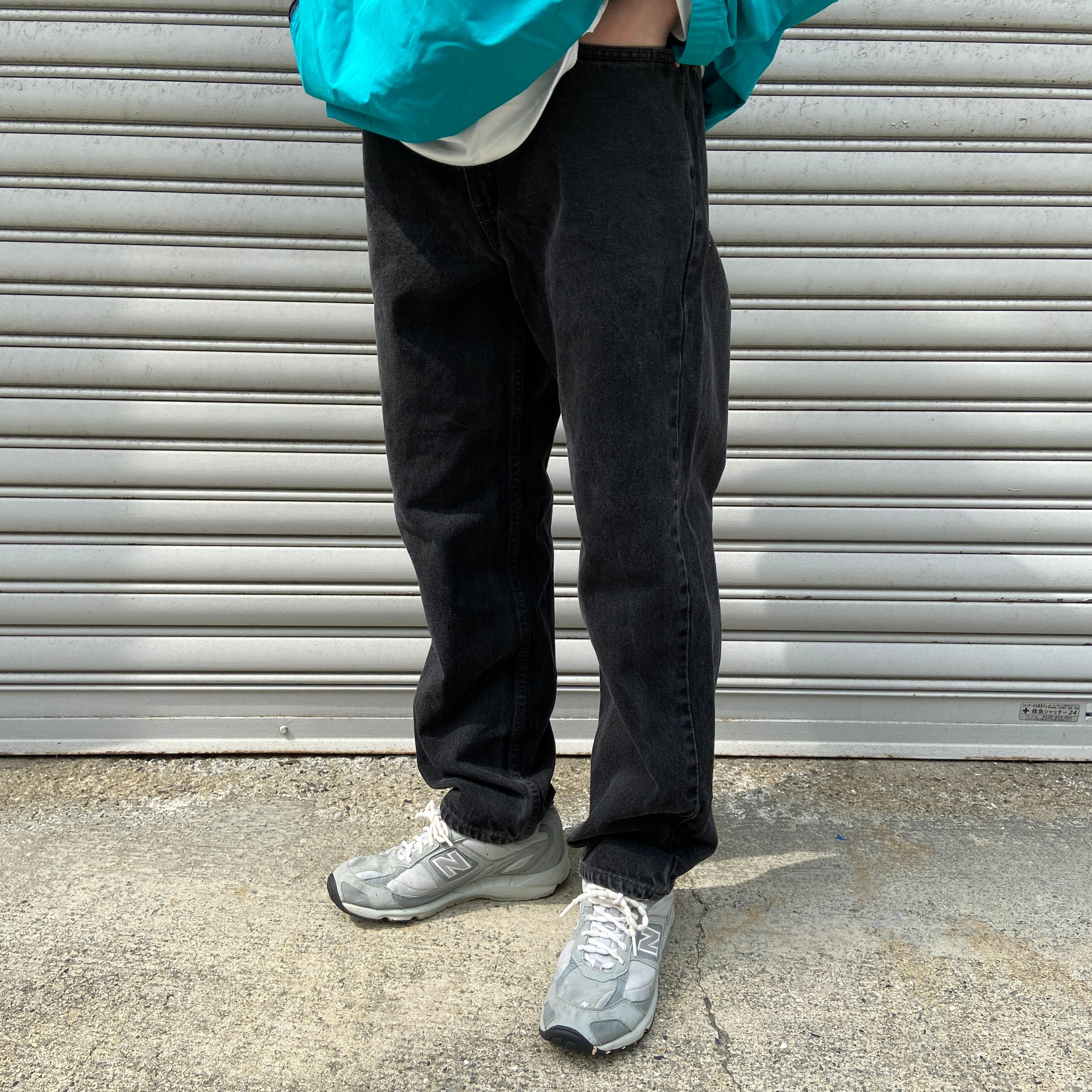 Levi's 550 ブラックデニム W34 L30 【公式通販】