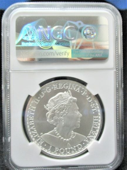 ウナとライオン 2020年 セントヘレナ 1ポンド銀貨【NGC MS69 ウナとライオン 2020年 セントヘレナ 1ポンド銀貨【NGC MS69
