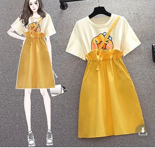 【大きいサイズM-4XL】【春夏新作】ファッションワンピース#scfmno-225167