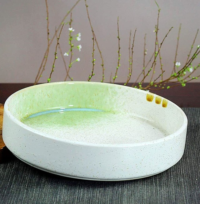 花器 水盤生花用の花器 華道 １個入り花瓶 Fukuka ®フラワーアレンジメント 生け花 生け花用花器 陶器花入れ いけばな道具 華道用花器 生け花花器 花器 水盤 セラミック