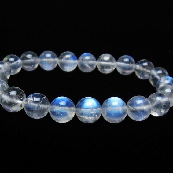ムーンストーン ブレスレット 9mm 一点物 おまかせ便 111-36012