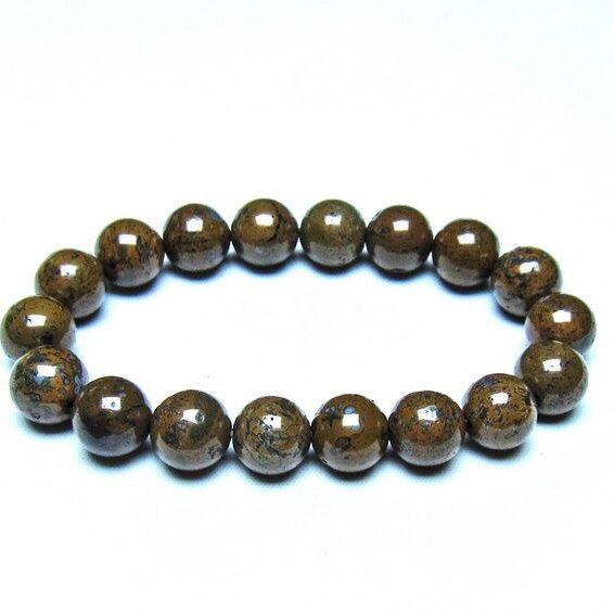 コンドライト ブレスレット サハラNWA869 隕石 11mm 一点物 199-879