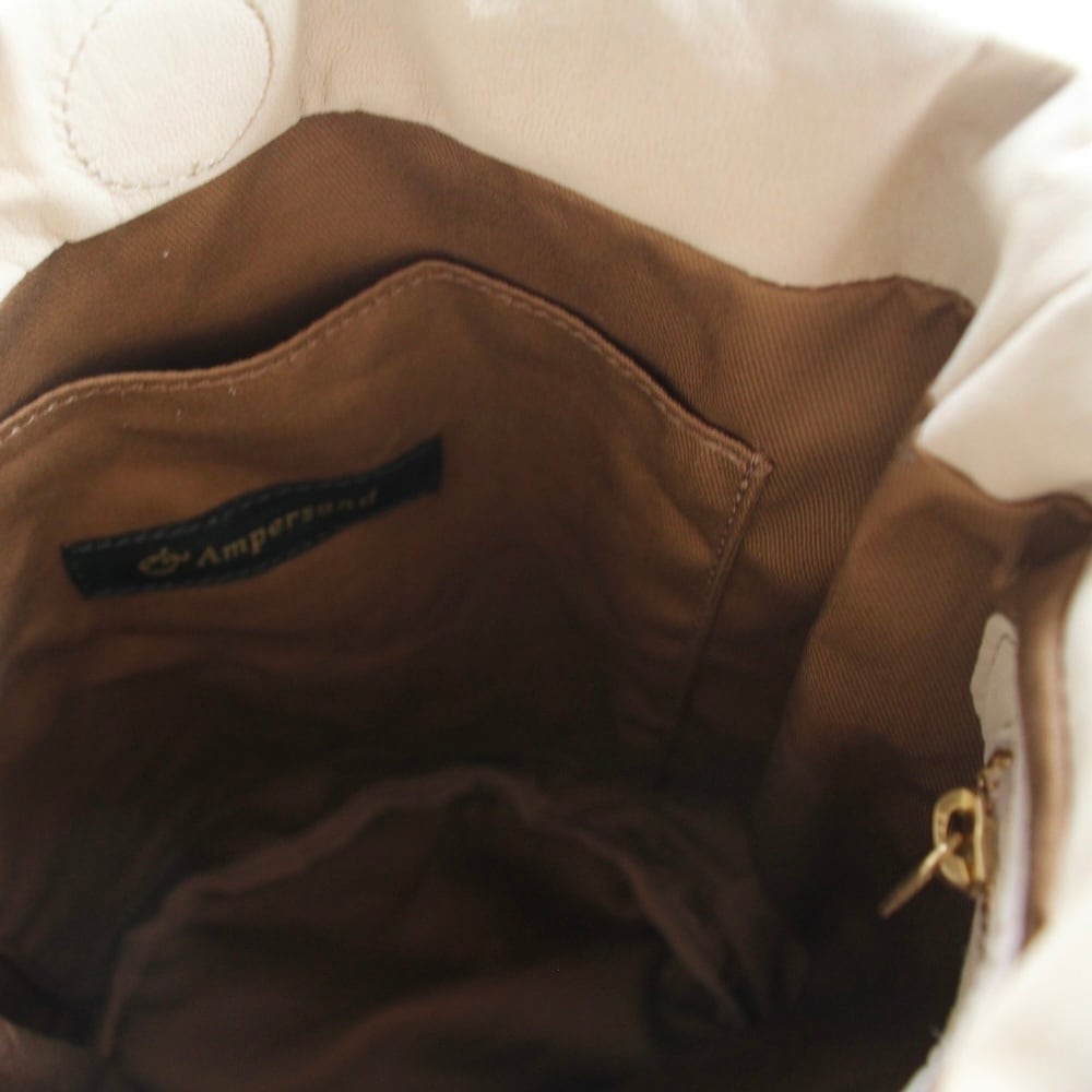 Ampersand 2way WP leather tote bag M（2ウェイ防水レザートート
