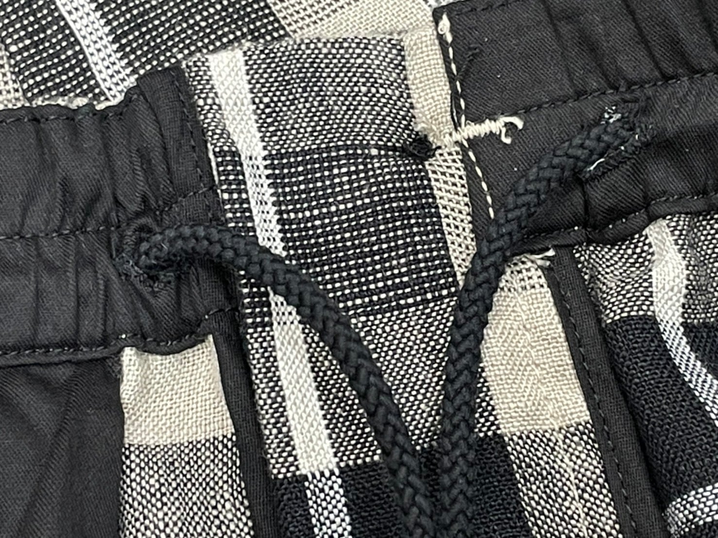 ONLINE LIMITED COOTIE 20SS Linen Check 2 Tuck Easy Pants CTE