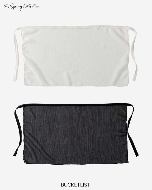 【取寄】bucket list｜see-through wrap skirt｜シースルーラップスカート｜S-L｜kids&jr｜26 spring