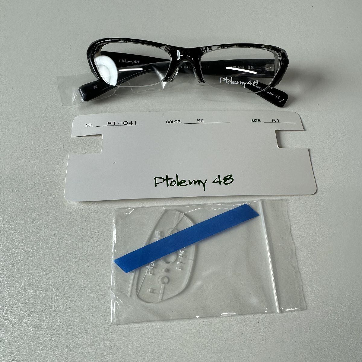 Ptolemy48/トレミー48 高野 利雄 謹製 眼鏡フレーム/アイウェア PT-041  