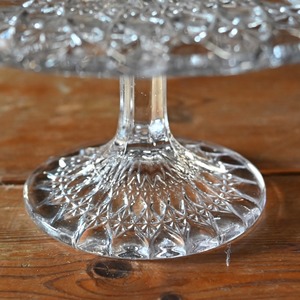 Compote / コンポート【E】〈 ケーキスタンド・プレスガラス・焼き菓子・店舗什器・食器・アンティーク・ヴィンテージ 〉 113501