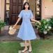 ✞ スタンダードストライプウエストすっきり☆着痩せ♥カワイイ♥ レトロ スウィート ✞ゴスロリ SM ミリ 甘ロリ クラロリ 和ロリ エレガント 黒ロリ 姫ロリ 華ロリ BB-BB2206449