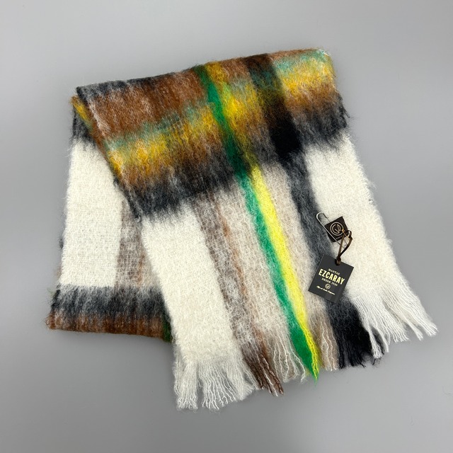 MANTAS EZCARAY_ Scarf Mohair Tartan：209