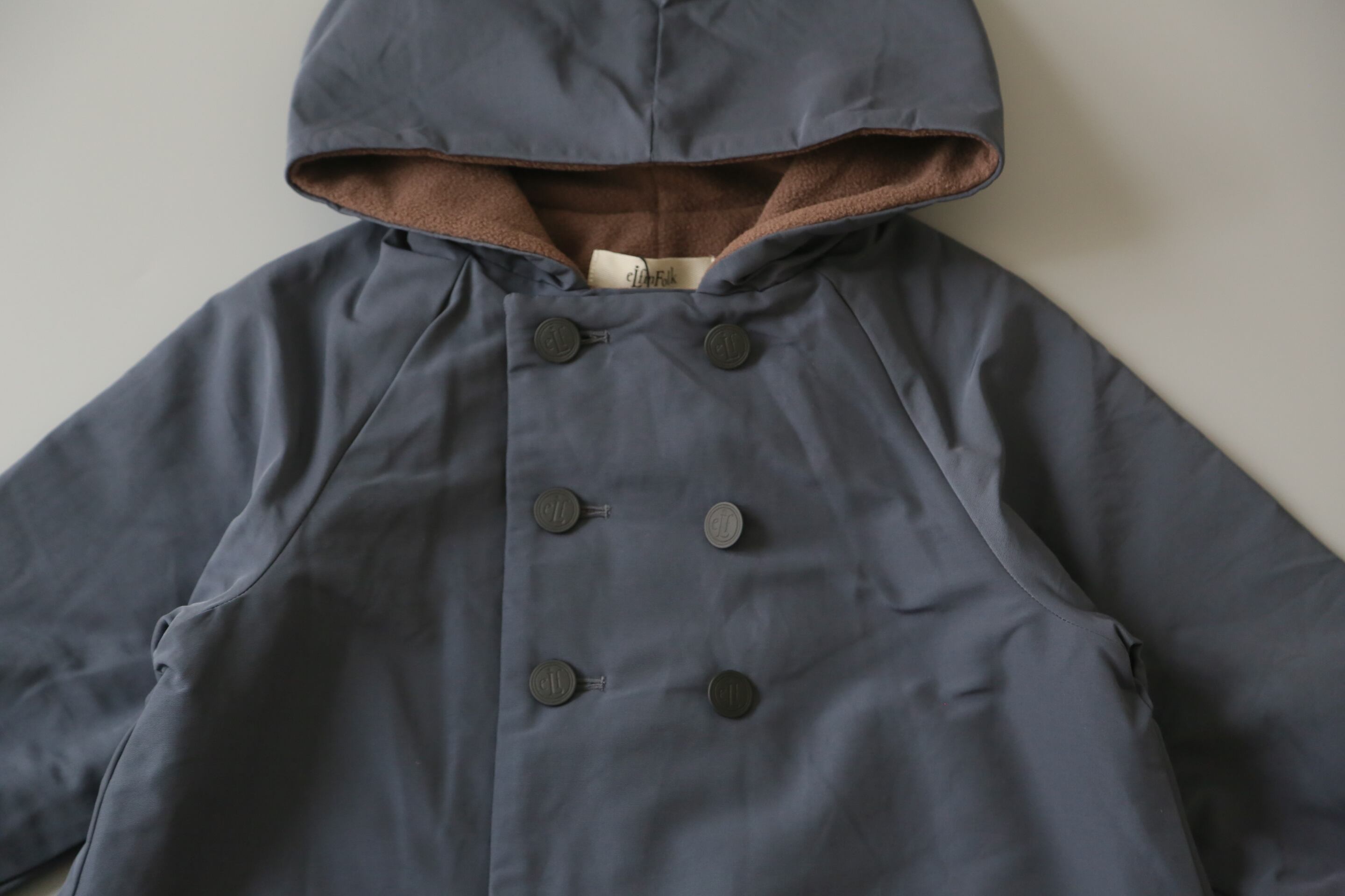 eLfinFolk(エルフィンフォルク)/ elf coat / bluegray / 110,120,130cm  