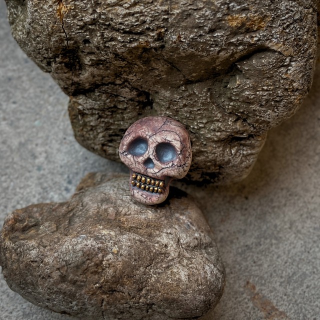 骸骨 オペラ　ブローチ