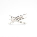 ダイヤモンド デザインリング K18 / 0.400ct