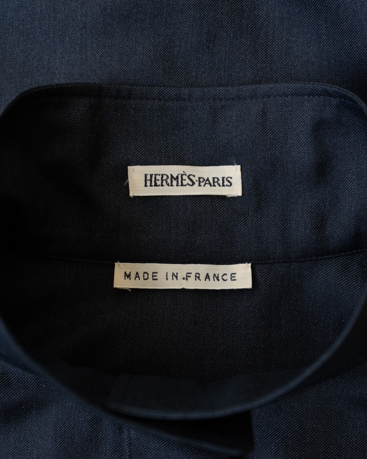 〈Hermès by martin margiela〉Stand-Collar Shirt