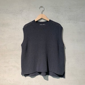 【evam eva】cotton linen vest/E261K085