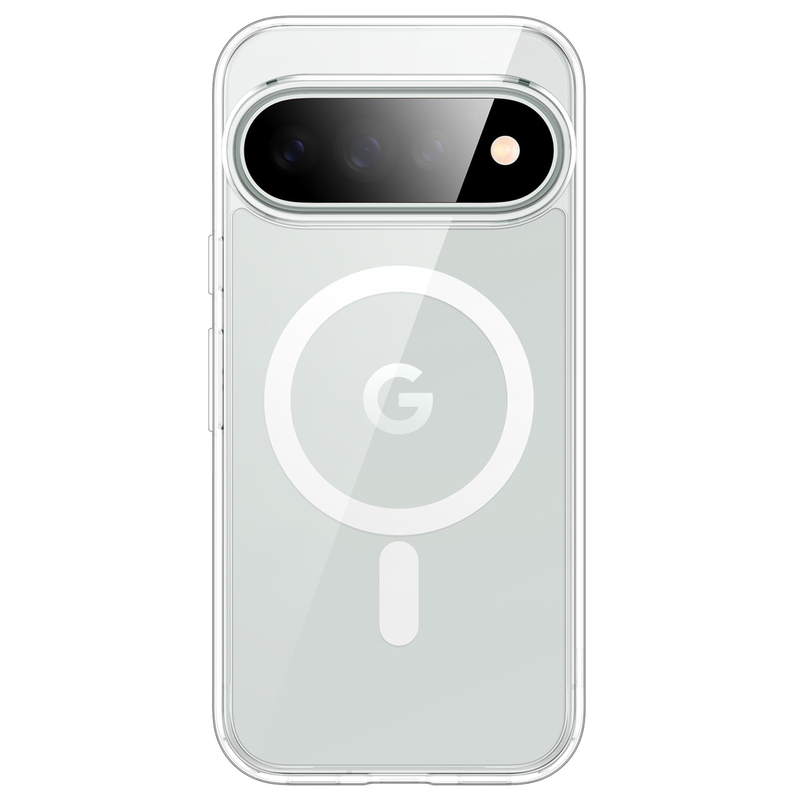 JETech Google Pixel 11 Pro用 マグネット 背面クリアケース (クリア)
