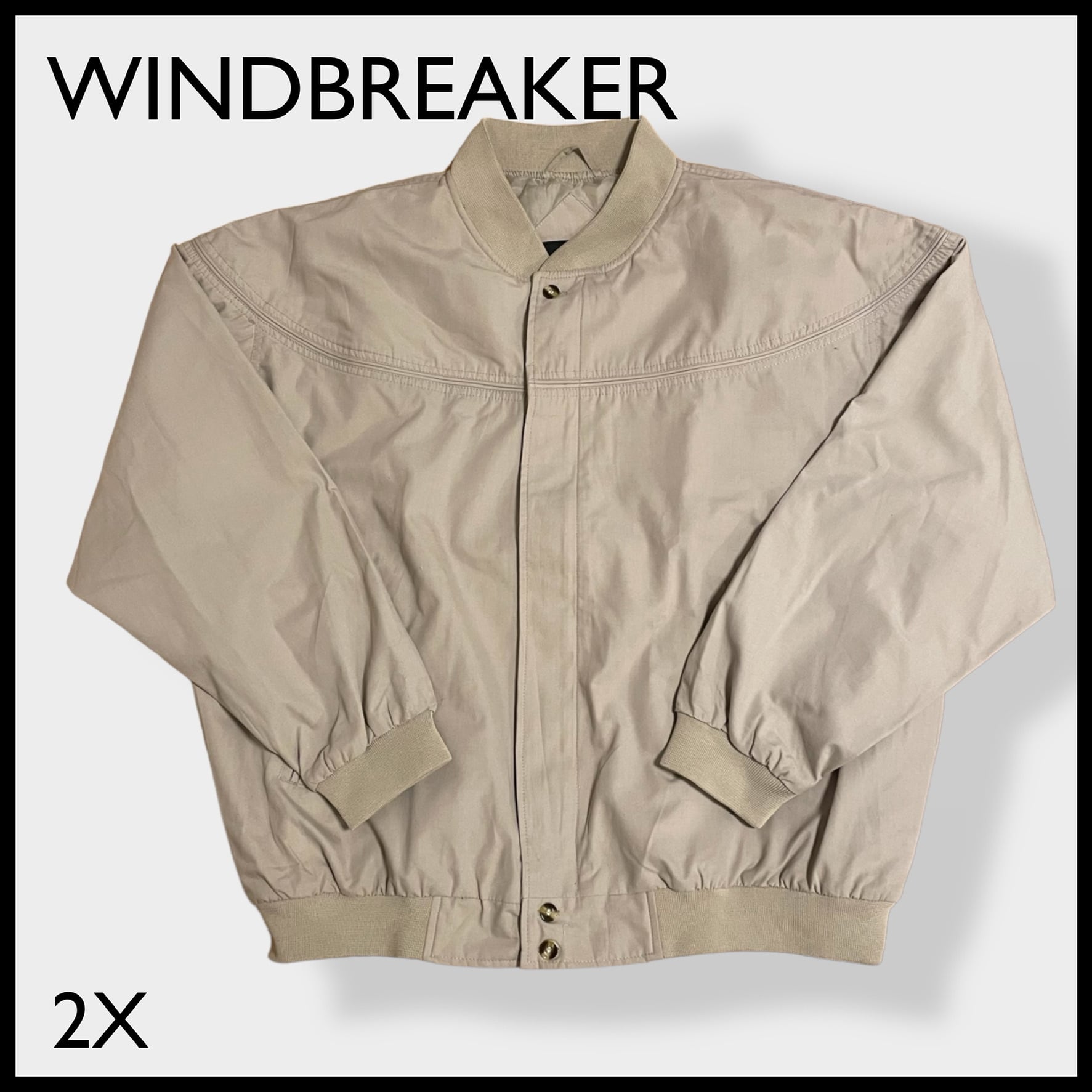 WINDBREAKER】ダービージャケット ブルゾン ジャンパー カップイン