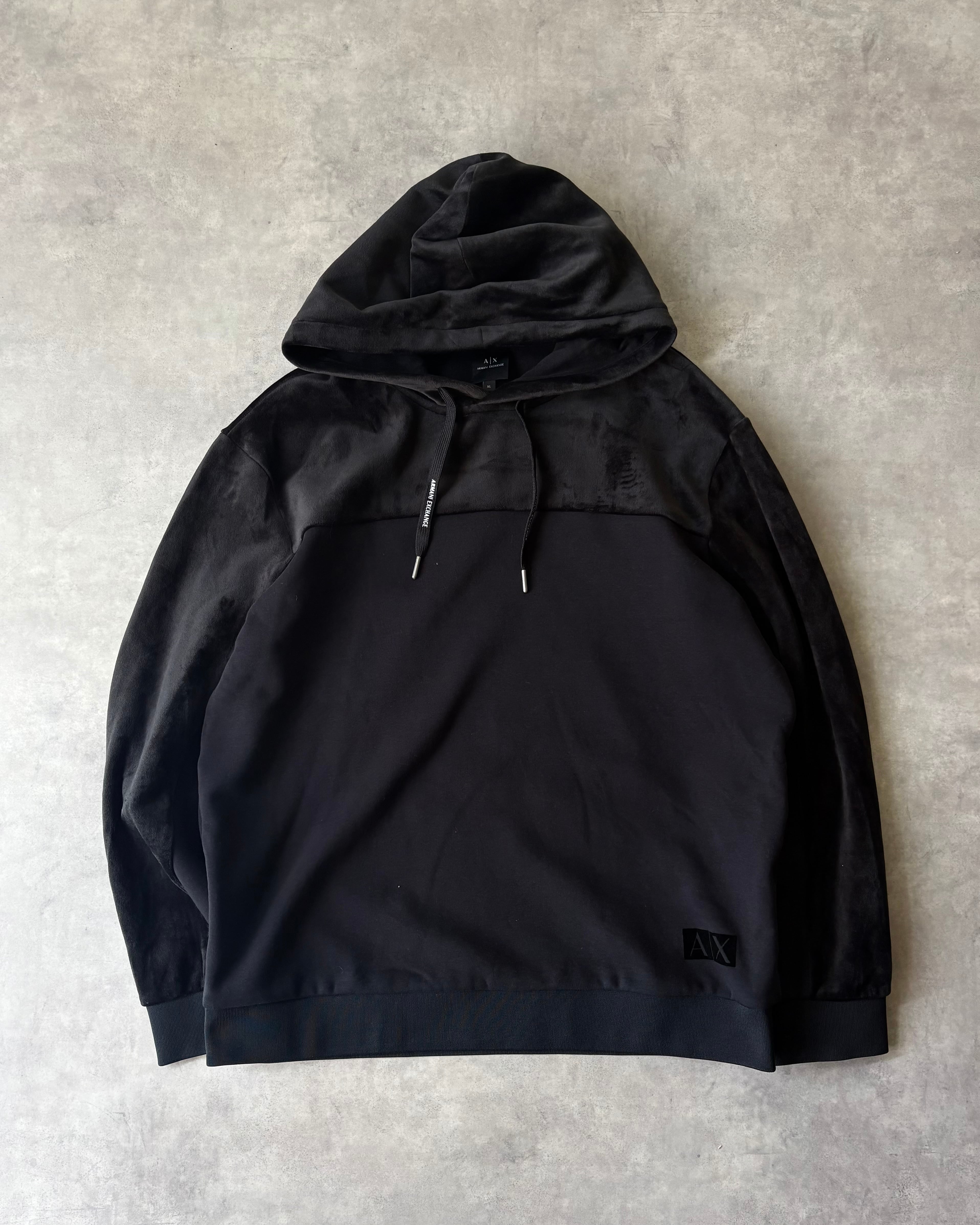 21AW ARMANI EXCHANGE Velor Switching Sweat Shirt