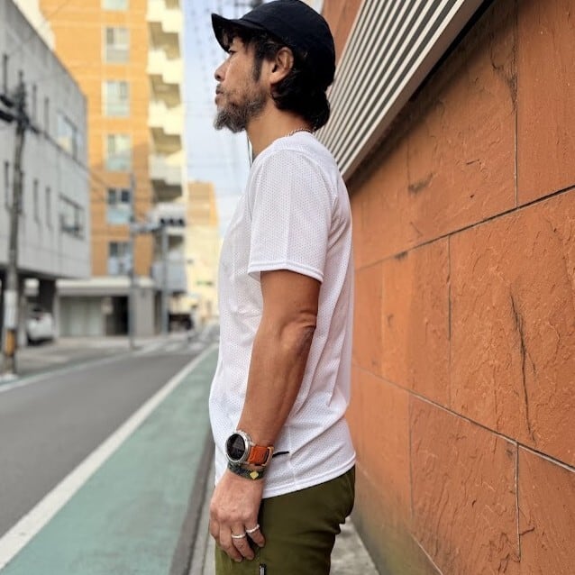 Answer4 / Dry Tshirt（White） | 道がまっすぐ