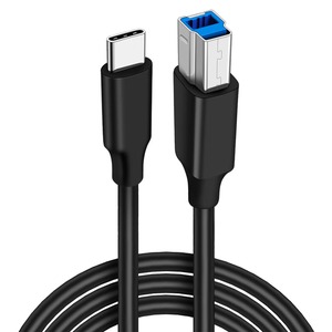 【努力特価】Type C → USB3.0 B 変換 ケーブル USB C to USB3.0 B 変換 ケーブル USB3.0高速伝送データ 1m ブラック 互換MacBook スマートフォン プリンタ ハードディスクボックス ブルーレイドライブ スキャナ カメラなど