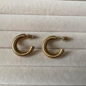 ゴールド フープピアス 直径約