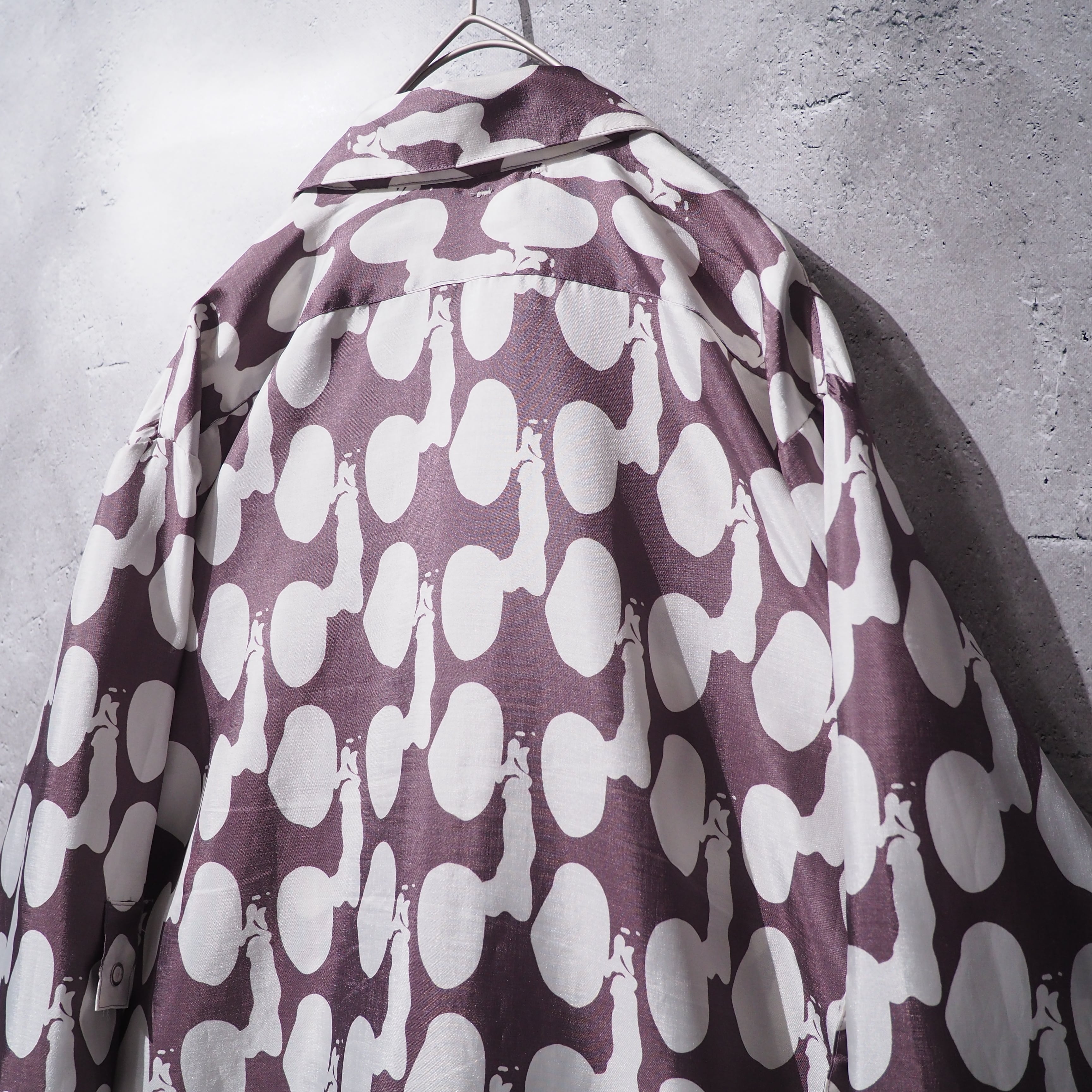 ” N.HOOLYWOOD ” Drop Dot all pattern Long sleeve shirt