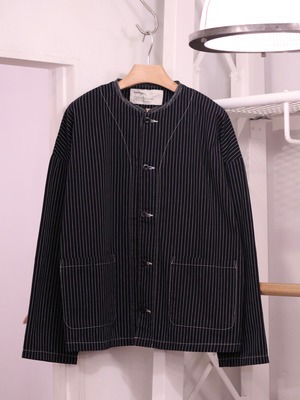 【HARVESTY】PENCIL STRIPE ATELIER JACKET