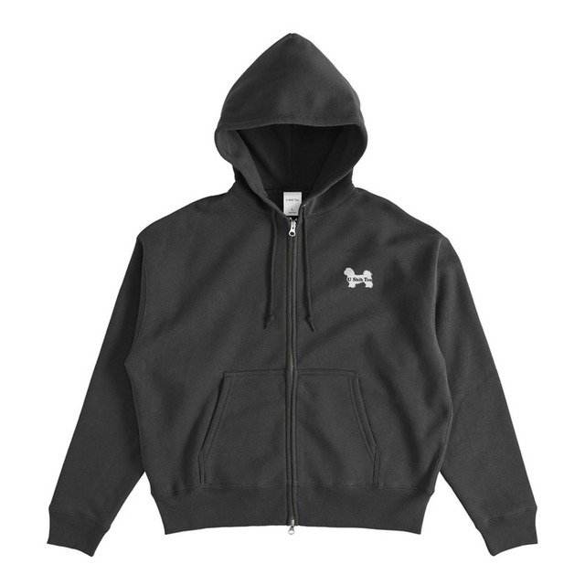 Logo Boxy Zip Hoodie U0130