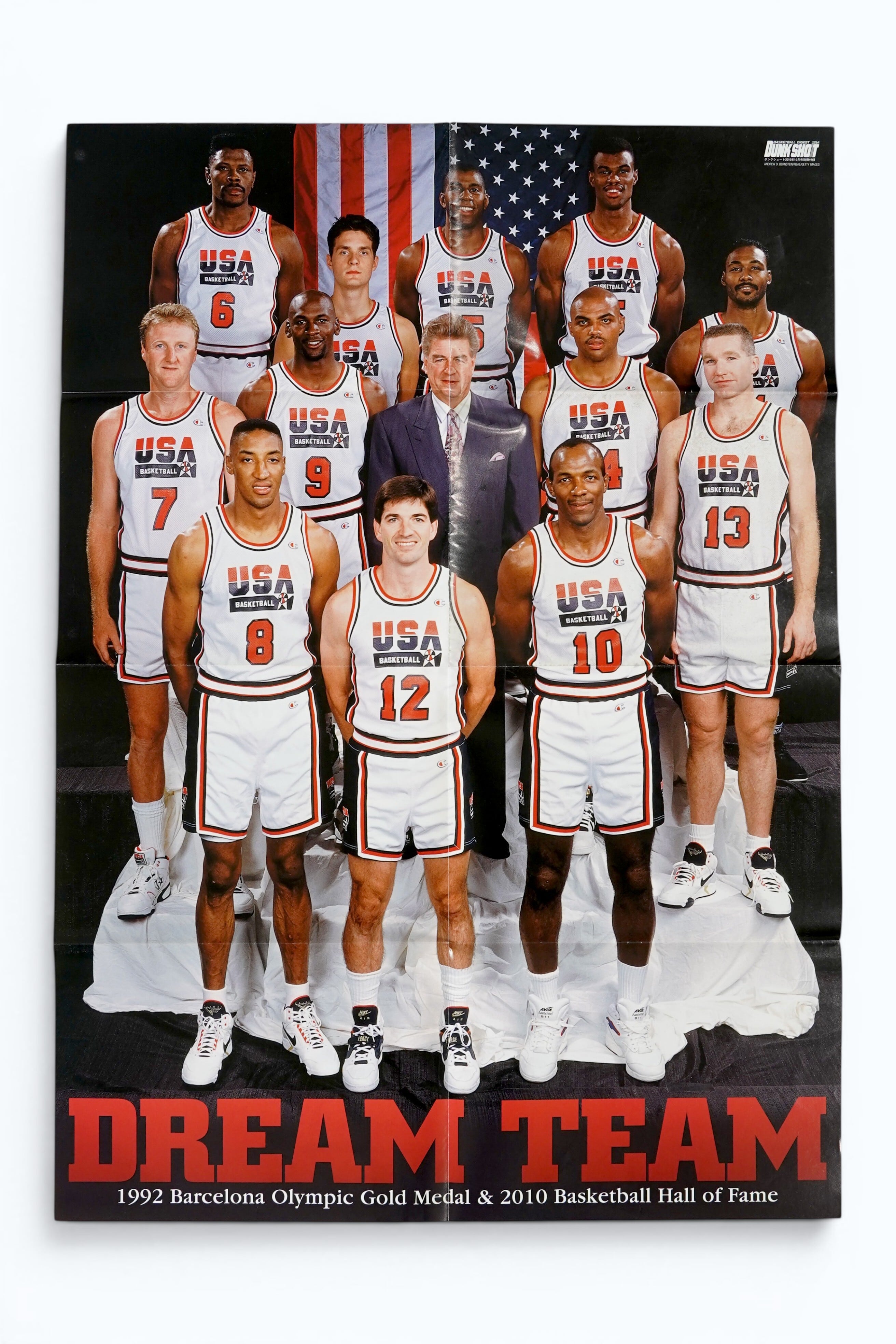 Dream Team / ドリームチーム / 1992 USA Basketball / NBAバスケットボール大判両面ポスター / DUNK SHOOT / B2相当