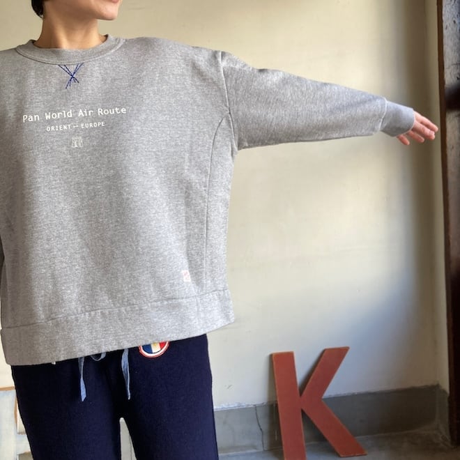 裏起毛ロゴGirl'sトレーナー 53C121 C柄 ポーラルート/サザンルート