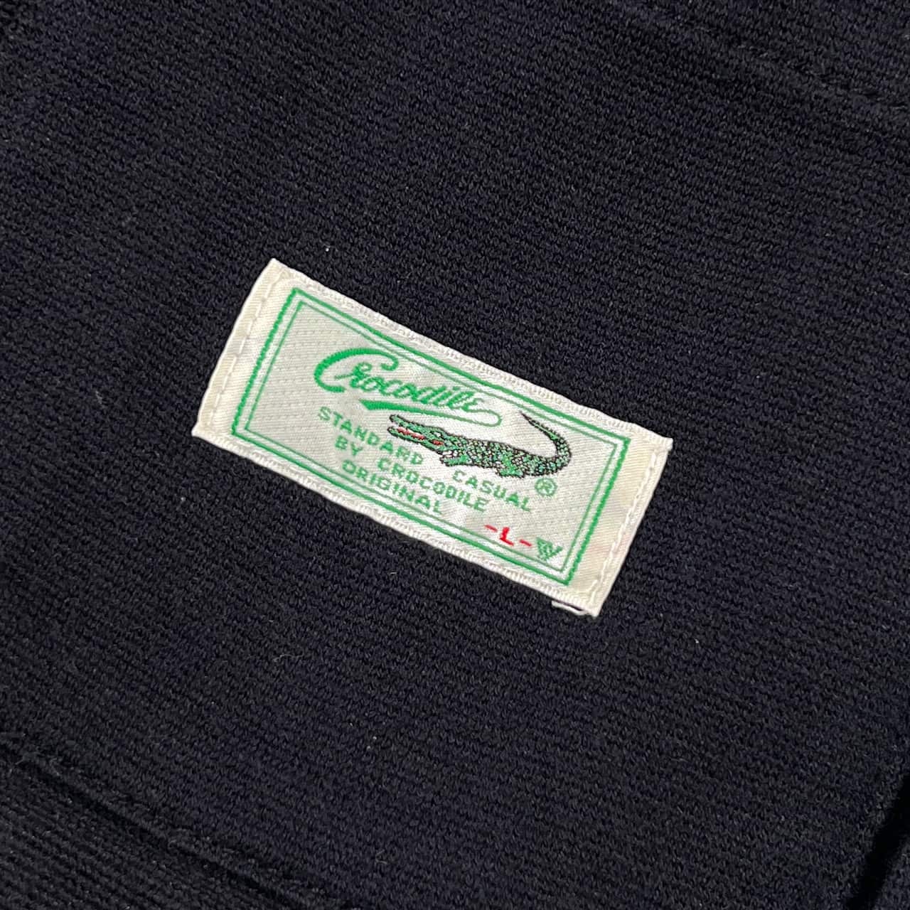 CROCODILE クロコダイル パッチポケット ジャケット L/ブラック