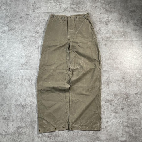 30-40s スウェーデン軍 リネン混 Metis ベイカーパンツ