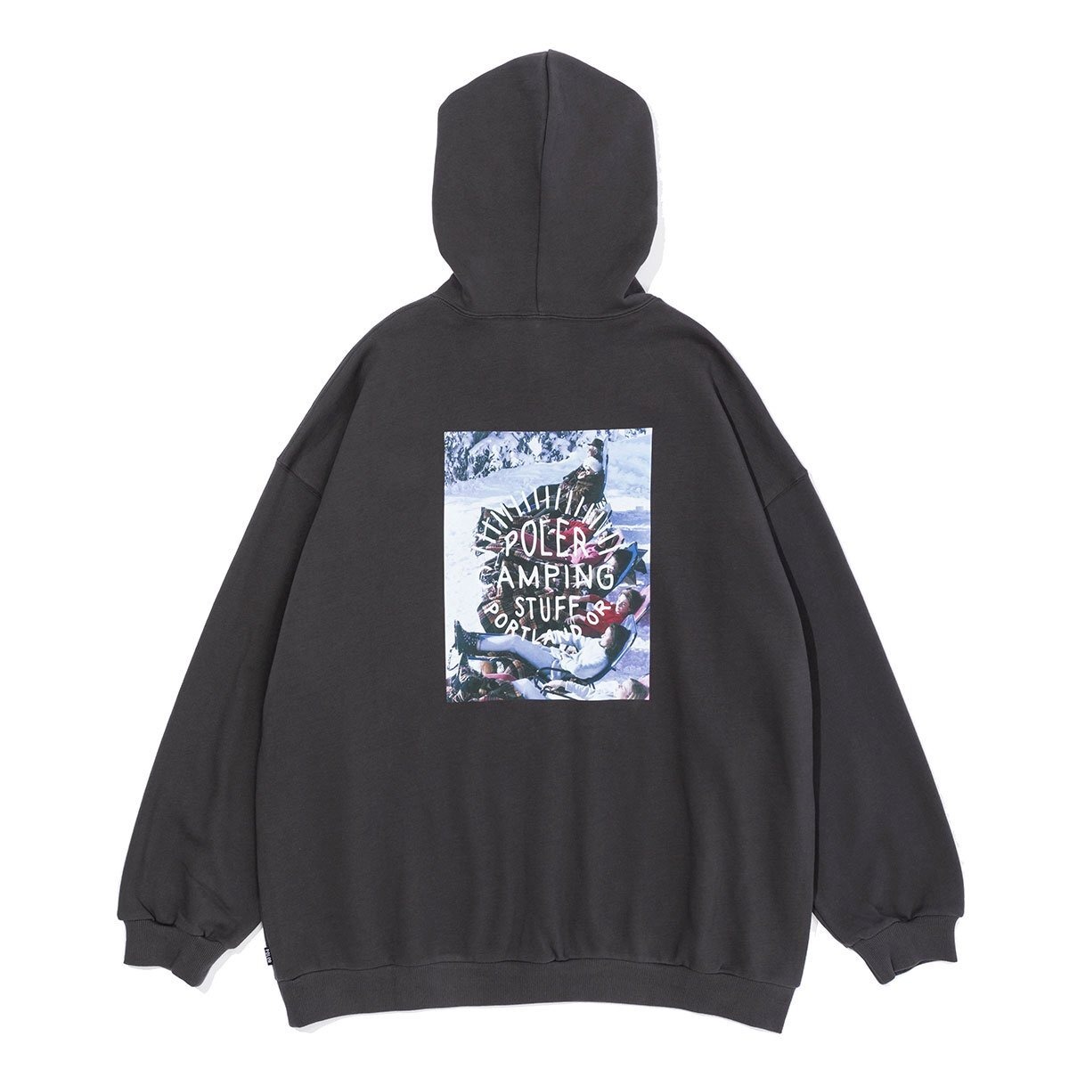 POLeR ポーラー アウトドア キャンプ POLeR PHOTO HOOD CHARCOAL GRAY THREESQUAD
