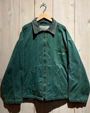 【a.k.a.C.a.k.a vintage】“AVIREX” Leather Collar Vintage Cotton Blouson