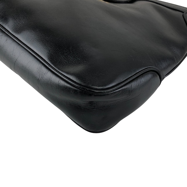 CELINE セリーヌ ショルダーバッグ ブラック ブラゾン ターンロック レザー ホーボーバッグ vintage ヴィンテージ オールド re82zm