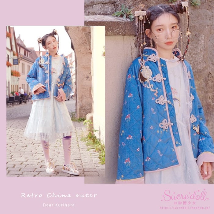 [2color] Retro China Outer